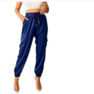 Joie 100% Silk Cargo Jogger Pant
